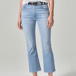 Citizens of Humanity Isola Cropped
Bootcut Distressed Jeans